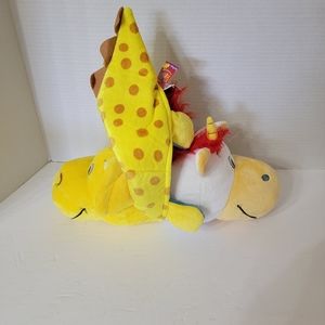 Flip a Zoo Flaxy Dragon Princess Unicorn Plush 2017 Jay at Play